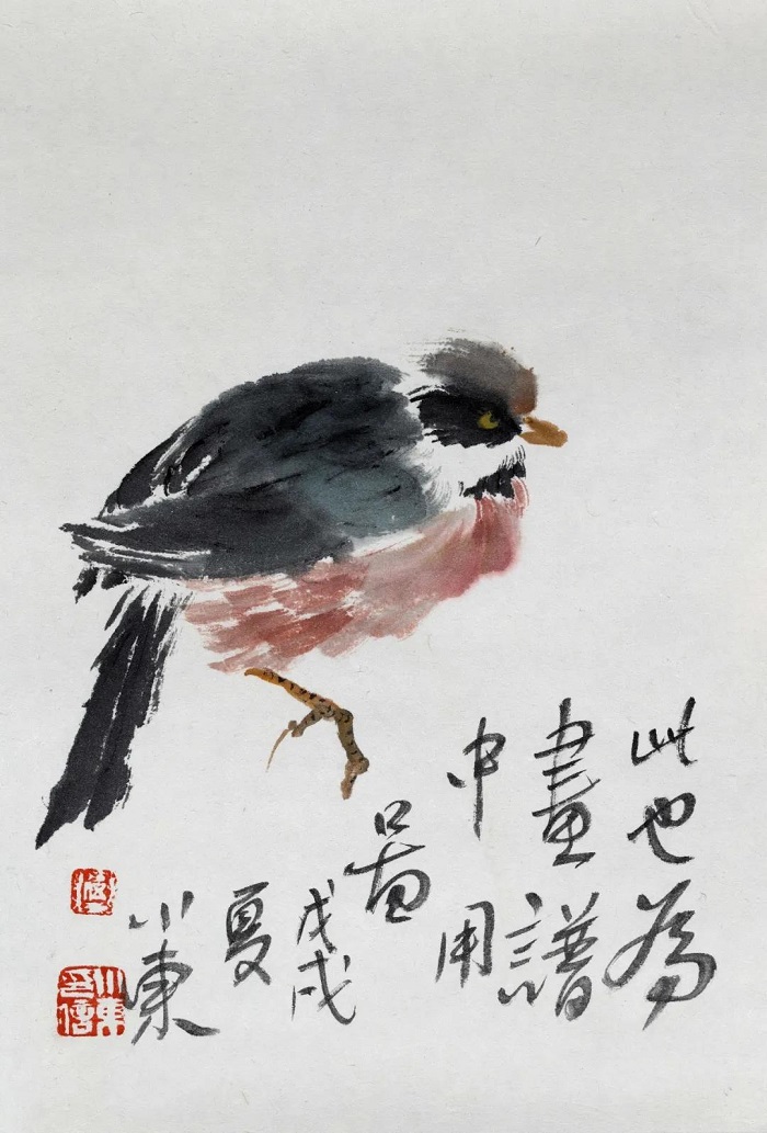 "天雨流芳——伍小东花鸟画作品展"在广西师大出版社美术馆开幕