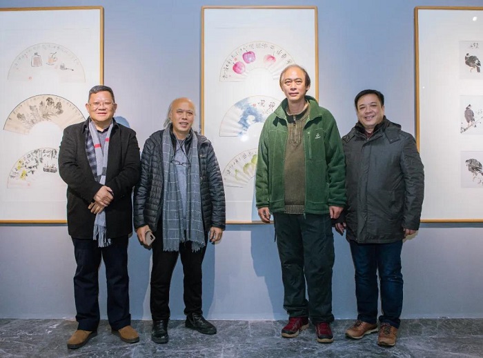 "天雨流芳——伍小东花鸟画作品展"在广西师大出版社美术馆开幕